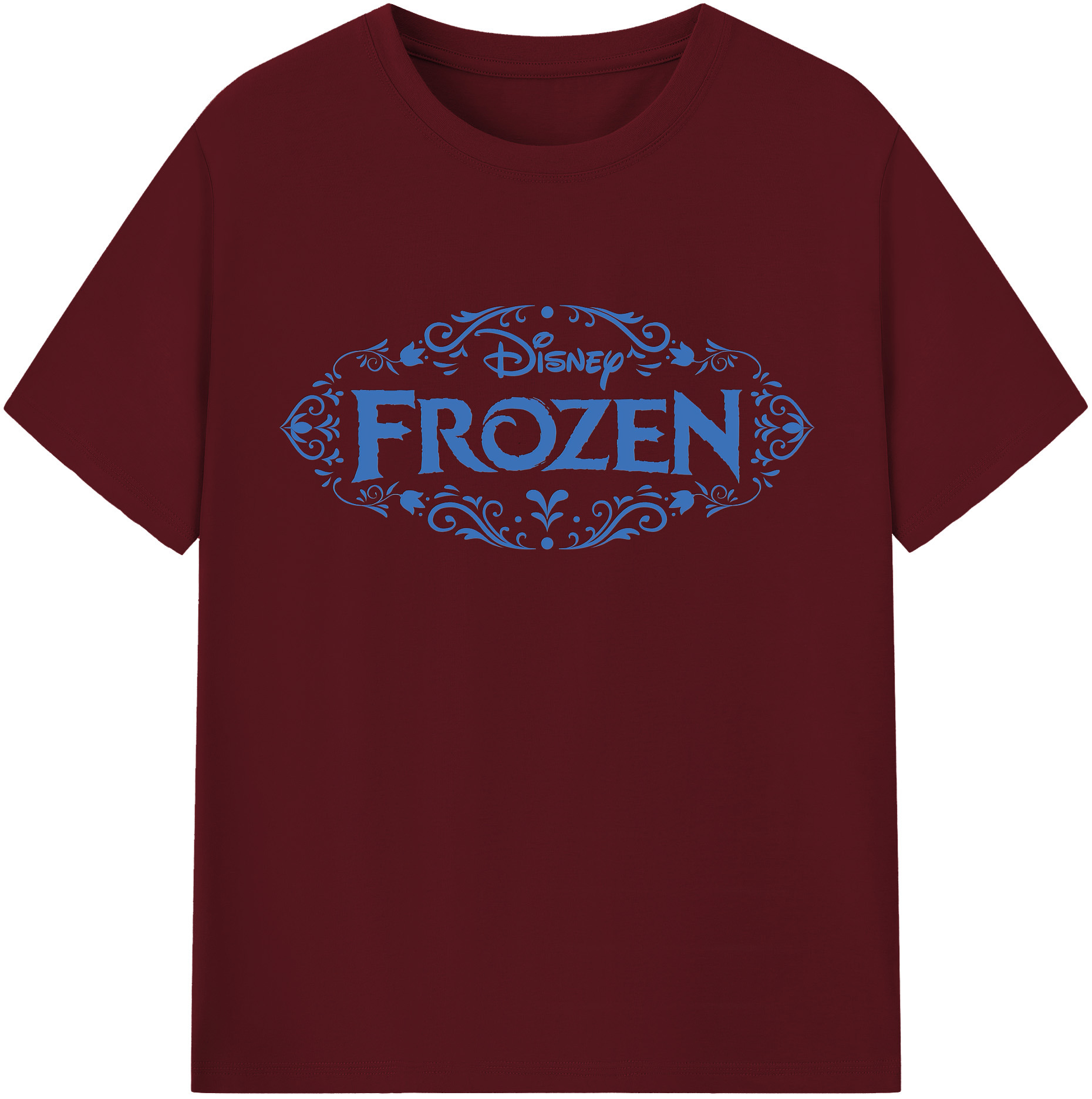 （画像用） アナと雪の女王 アンナ エルサ Frozen Anna Elsa 綿100％半袖Tシャツ（フロントプリント）
